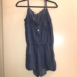 Denim romper